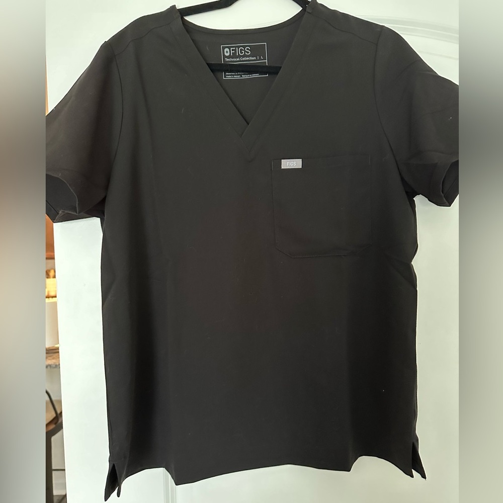 Brand New Figs Catarina Scrub Top Size Large